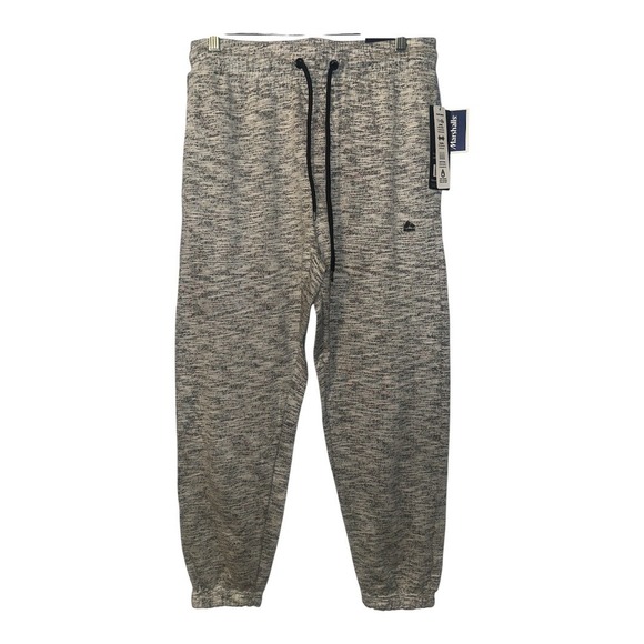 RBX Active Mens Black/White Comfort Fit Joggers, Medium - Picture 1 of 8